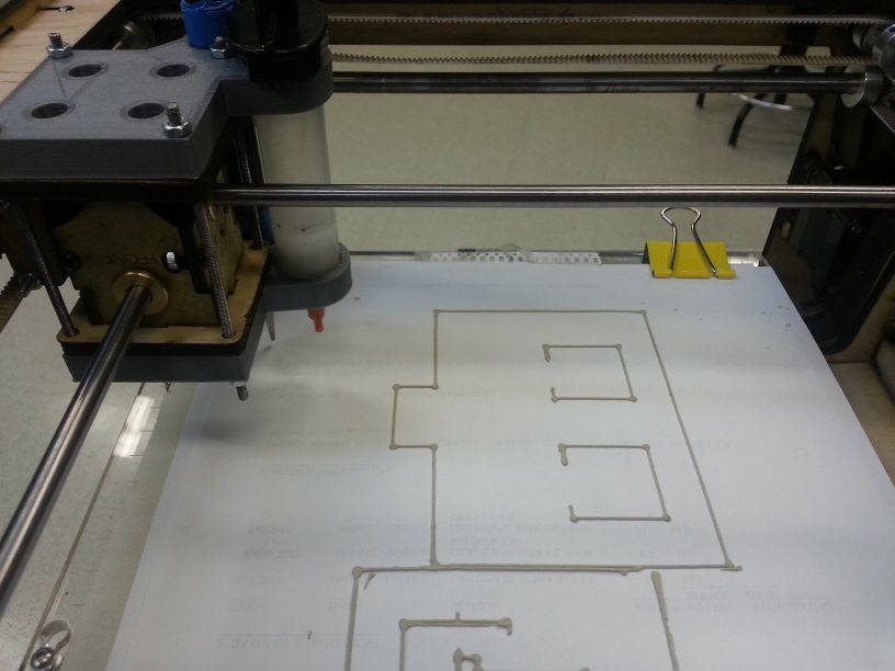 Syringe printing